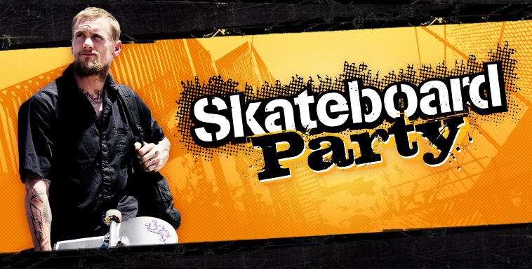mike v skateboard party