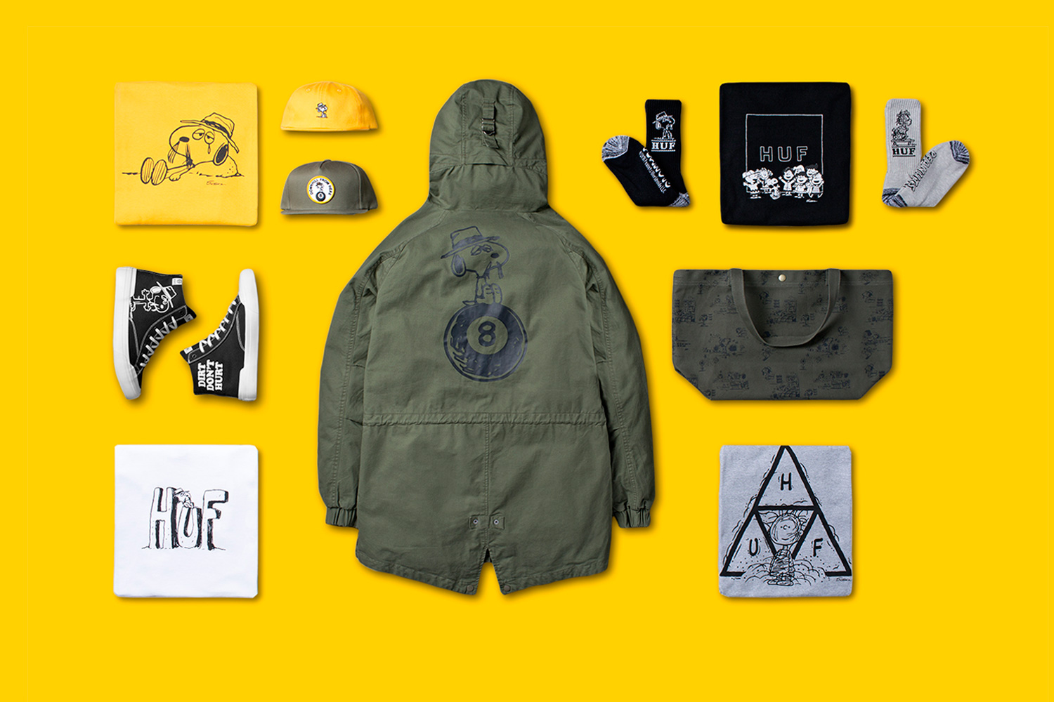 HUF X Peanuts Collaboration