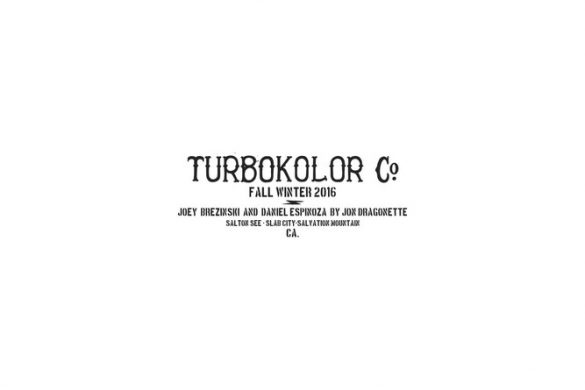 Turbokolor – FW16 lookbook – Joey Brezinski & Daniel Espinoza